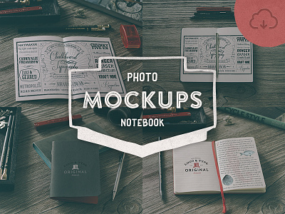 4 Hip Notebook Mock-ups free freebie mockup mockups notebook pixelbuddha psd