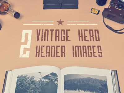 Freebie: 2 Vintage Hero/Header images free freebie header hero images ipad iphone laptop mockup psd vintage website