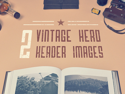 Freebie: 2 Vintage Hero/Header images