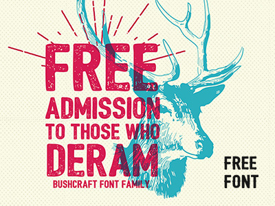 Freebie: Bushcraft Font Family