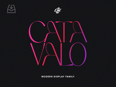 Catavalo Modern Display Font Family branding clean design display download elegant fashion font modern pixelbuddha plus