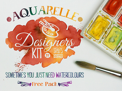 Freebie: Aquarelle Designers Kit Mini aquarelle effects free freebie pixelbuddha styles