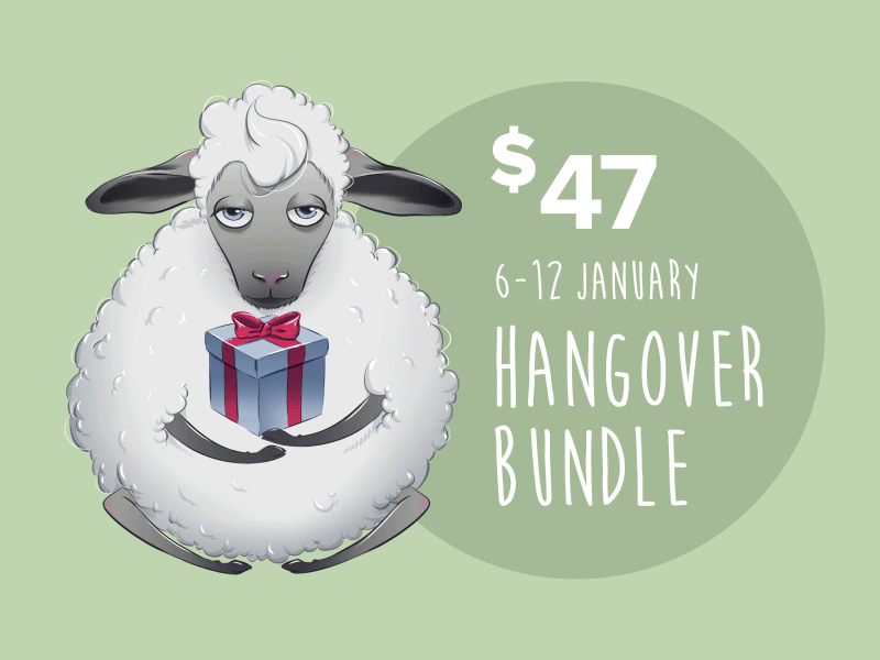 Hangover Bundle — 70% off! deal hangover pixelbuddha premium