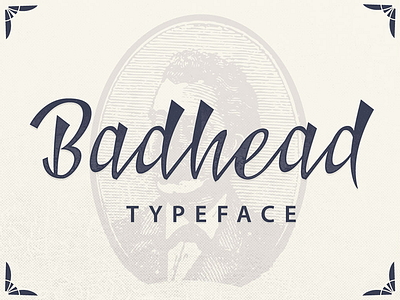 Freebie: Badhead Typeface font fonts free freebie pixelbuddha