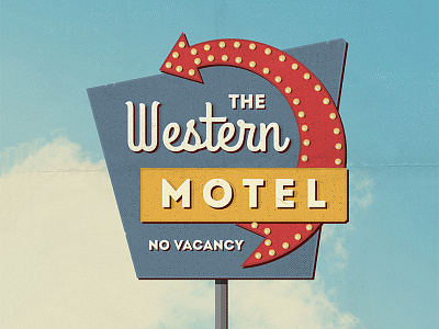 Freebie: 4 Vintage Motel Sign Mockups