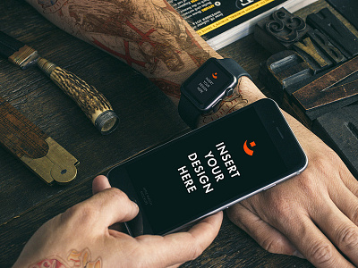 Freebie: 2 Hip Apple Watch Mockups