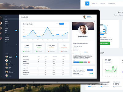 Freebie: Dashboard UI Templates