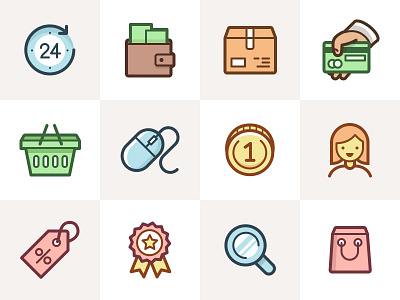 Capitalist Icon Set: eCommerce