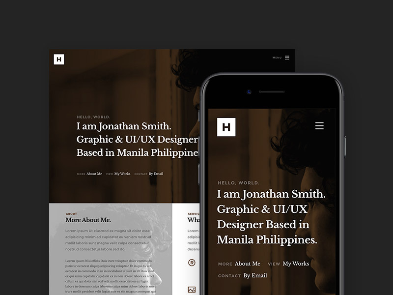 Freebie: Howdy HTML Template web template landing hero html freebie free design