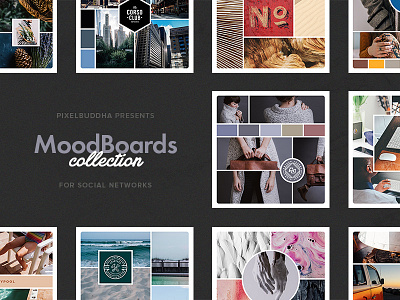 Mood Boards Collection by Pixelbuddha on Dribbble