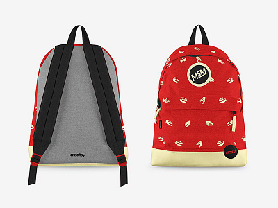 Download Backpack Bag Mockup Designs Themes Templates And Downloadable Graphic Elements On Dribbble