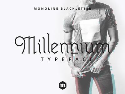 Freebie: Millennium Blackletter Typeface