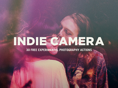 Freebie: Indie Camera Photoshop Actions