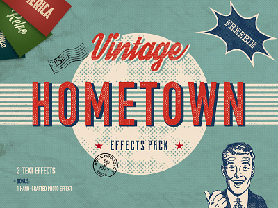 Freebie: Hometown Vintage Effects Pack