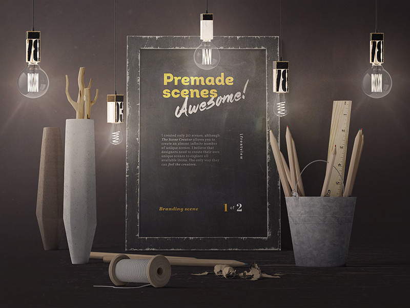 Freebie: Home Vintage Mockup Scene home vintage scene mockups mockup pixelbuddha freebie free