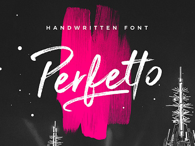 Perfetto Brush Font brush download font fonts pixelbuddha typeface