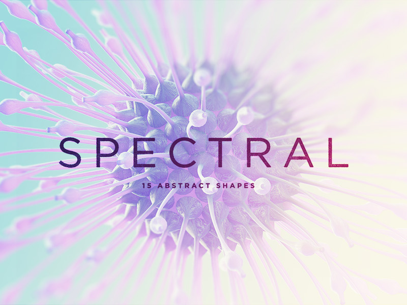 Freebie: Spectral Microworld Shapes elements spectral cosmic abstract shapes pixelbuddha freebie free