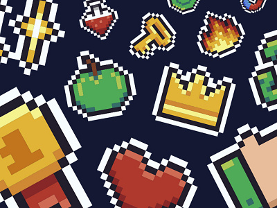 Freebie: Mario Pixel Icon Collection