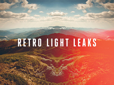 Freebie: Retro Light Leaks Set