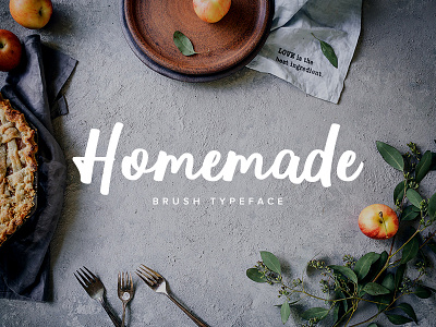 Freebie: Homemade Brush Typeface brush font free freebie handcrafted handletter pixelbuddha typeface