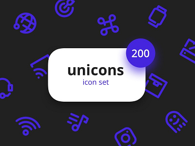 Freebie: Unicons Icon Set