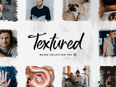 Freebie: Textura Instagram Masks Set free freebie instagram masks pixelbuddha texture textures