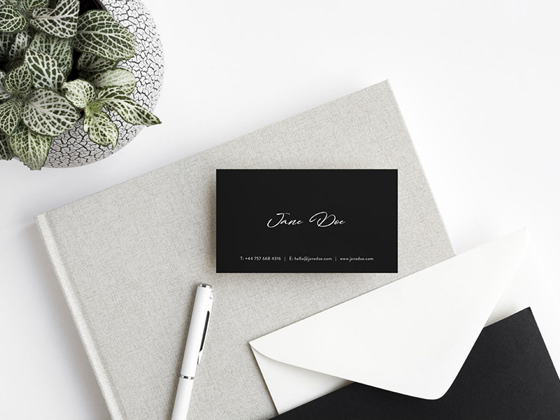Card mockup