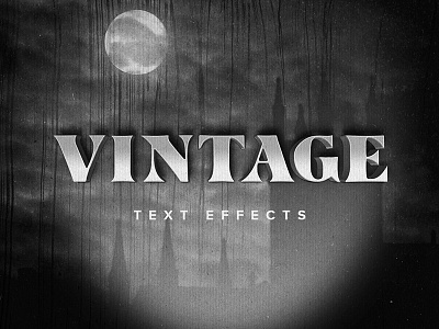 Retrica Vintage Text Effects download elegant old pixelbuddha retro text effect text styles typography vintage