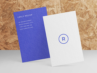 Freebie: Lesly Business Card Mockup