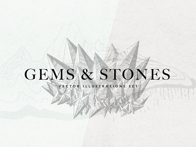Gems & Stones Vector Illustrations Set clipart download gems gemstones illustrations images pixelbuddha stones vector
