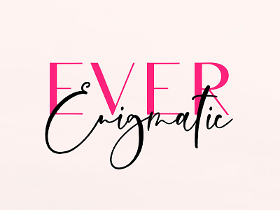 Ever Enigmatic Font Duo download duo fashion font modern pixelbuddha script serif typography