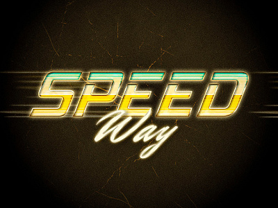 Vivid 80s Retro Text Effects