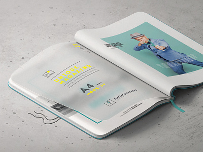 Magazine Mockup Scenes Kit #3 brochure catalog download magazine mockup pixelbuddha psd scene showcase