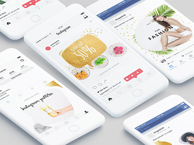 Animated Instagram Templates animated download forms gold instagram patterns pixelbuddha shapes smm social media templates