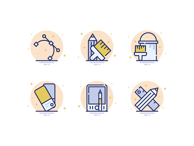 25 Design & Shapes Icons #3 architechture design download flat icons line shapes svg tools vector