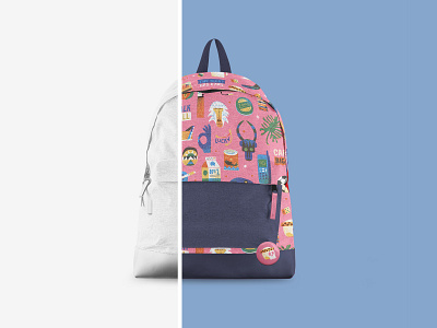 Download Backpack Mockup Designs Themes Templates And Downloadable Graphic Elements On Dribbble