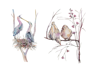 Freebie: Spring Garden Watercolors