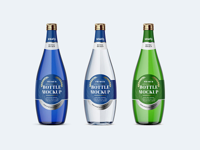 Download Bottle Mockup Set Designs Themes Templates And Downloadable Graphic Elements On Dribbble