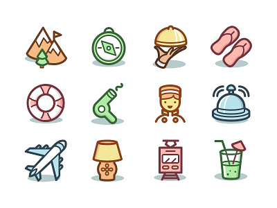 Freebie: Capitalist Vacation & Hotels Icons #2