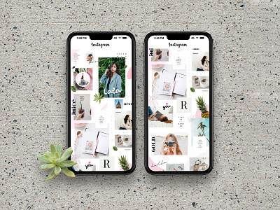 Freebie: Lala Puzzle Instagram Templates