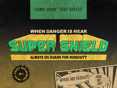 Vintage Comics Text Effects