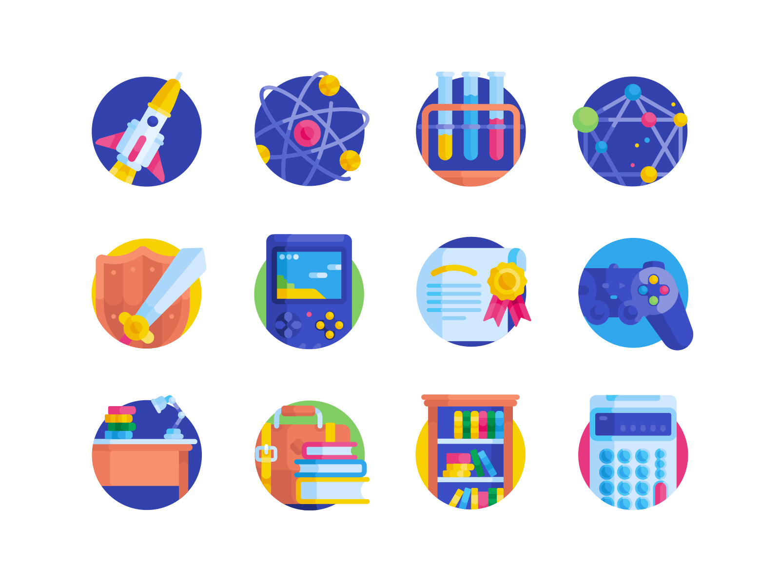 Freebie Nerd Free Flat Icons By Pixelbuddha On Dribbble