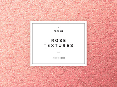 Freebie: Rose Gold Foil Textures