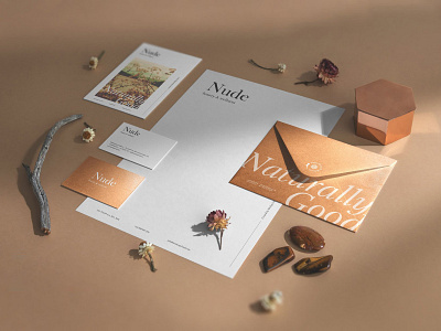 Nude Branding Mockups branding business card canvas download envelope logo mockup mockups nature paper print psd stationery
