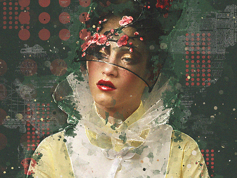 Mixed Media Effect by Pixelbuddha on Dribbble