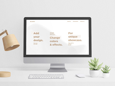 Scandi Vanilla MacBook & iMac Mockup Set design download imac macbook mock ups mockups psd showcase website showcase