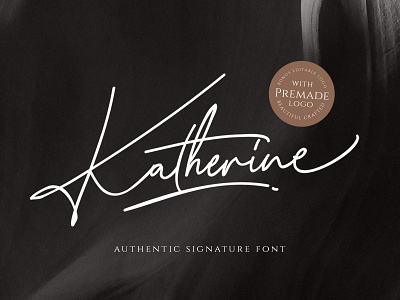 Katherine Signature Font download fashion font handwriten pixelbuddha script signature typeface