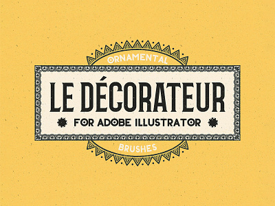 Le Decorateur Ornamental Brushes Collection