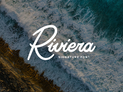 Riviera Signature Font