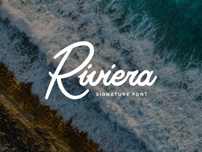 Riviera Signature Font by Pixelbuddha on Dribbble